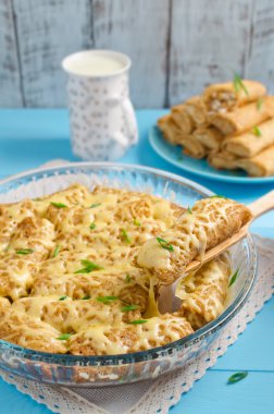 Doldurma et ile doldurulmuş krep