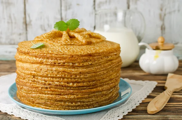 Pancakes. Shrove Tuesday — Stock Photo, Image