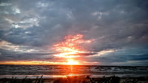 Pôr do sol — Fotografia de Stock