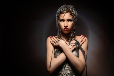 Moda portre uzay Tema