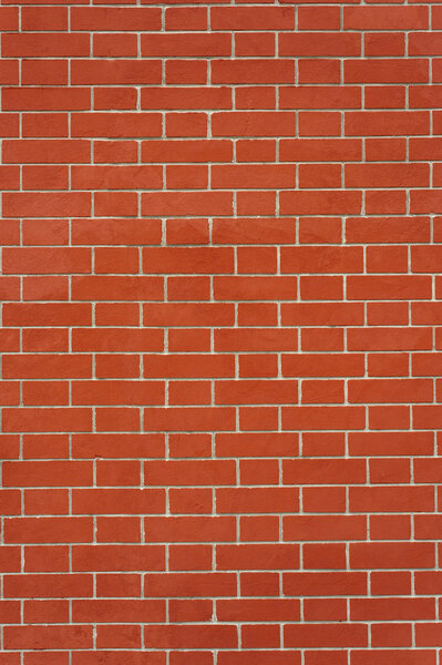 Texture of ideal red brick wall