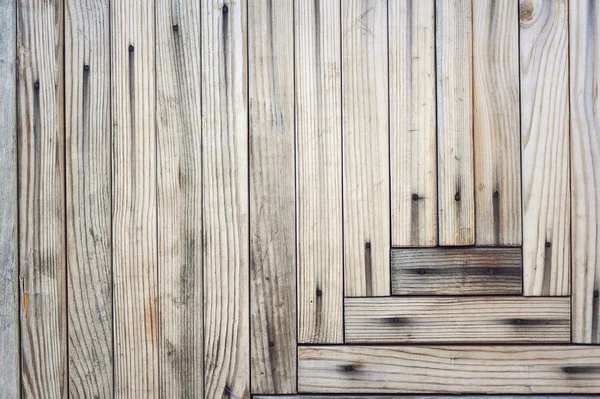 Fondo de tableros de madera en patrón geométrico — Foto de Stock