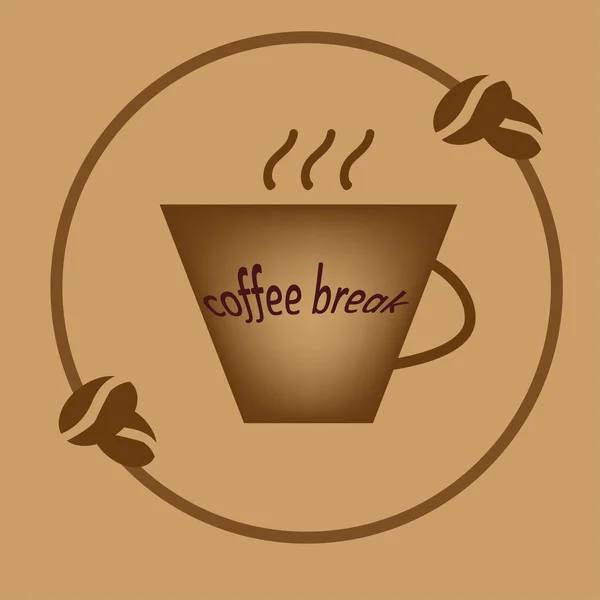 Kahve molası kahverengi sembolü