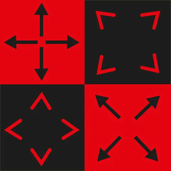 siyah ve kırmızı işaretleri