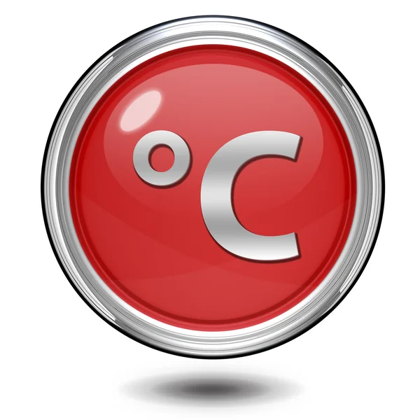 Celsius circular icon on white background — Stock Photo, Image