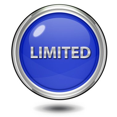 Beyaz arka plan üzerinde sınırlı dairesel simgesi