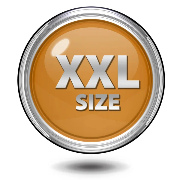XXL storlek cirkulär ikonen på vit bakgrund — Stockfoto