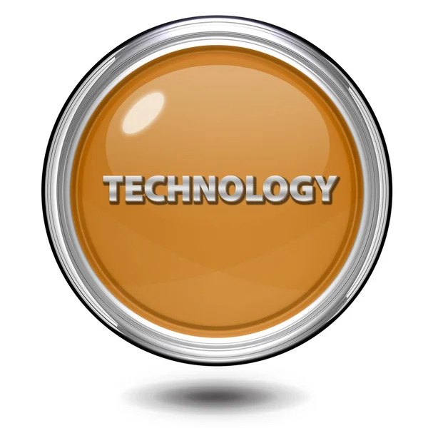Technology circular icon on white background — Stock Photo, Image