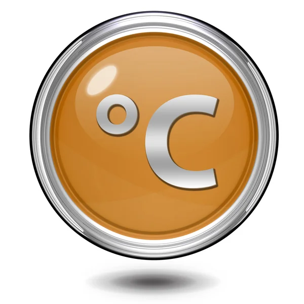 Celsius circular icon on white background — Stock Photo, Image