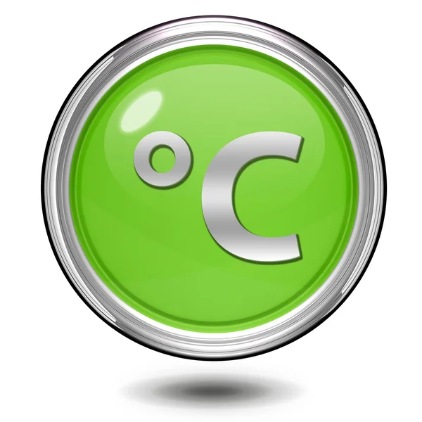 Celsius circular icon on white background — Stock Photo, Image