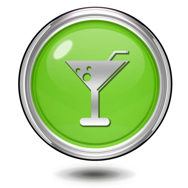 Drink circular icon on white background — Stock Photo, Image