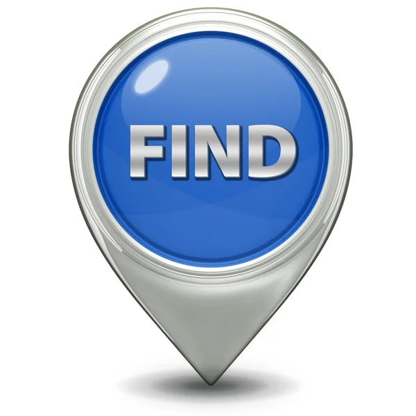 Find pointer icon — Stock Photo, Image