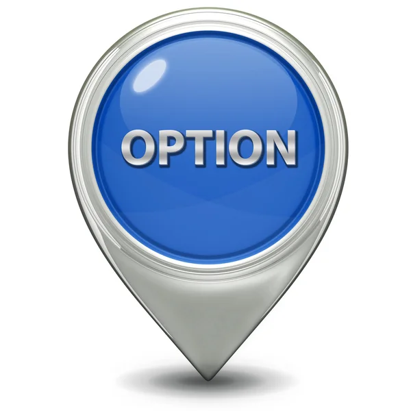 Option pointer icon — Stock Photo, Image