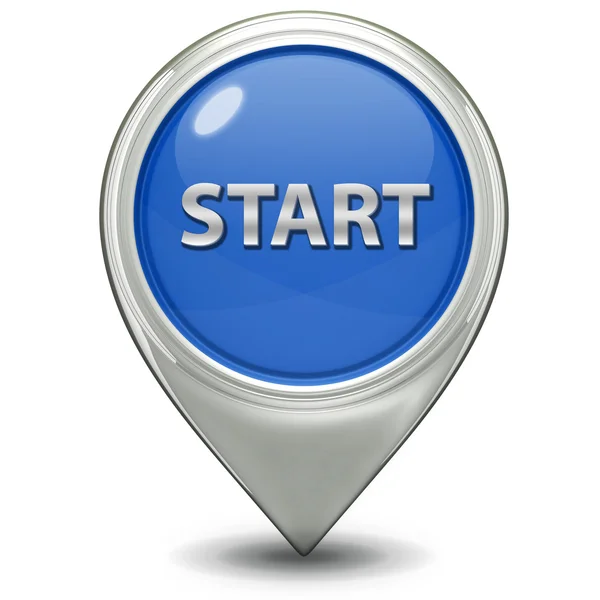 Start pointer icon — Stock Photo, Image