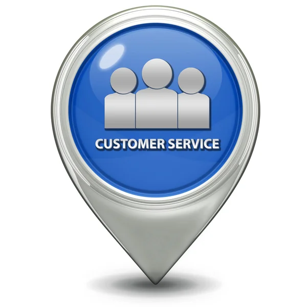 Müşteri hizmet işaretçi simgesi — Stok fotoğraf