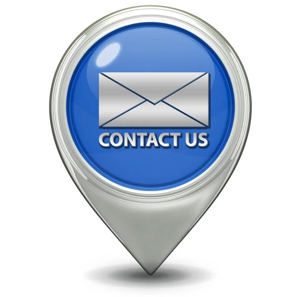 Contact us pointer icon — Stock Photo, Image