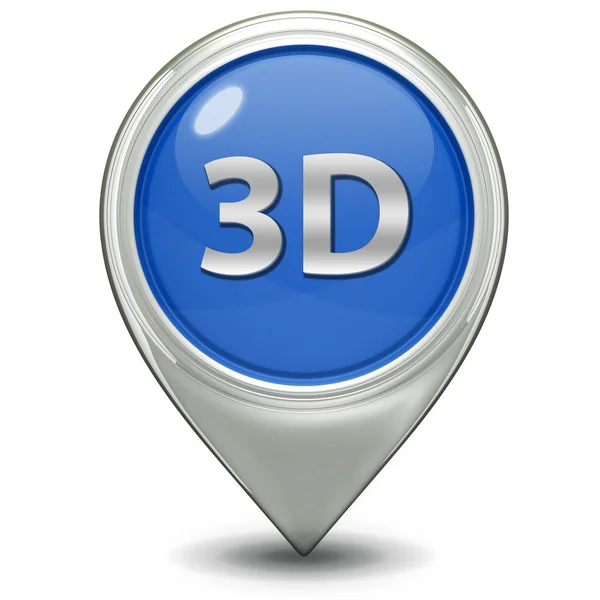 3D pointer icon — Stock Photo, Image