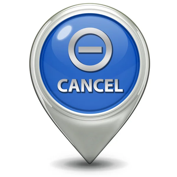 Cancel pointer icon — Stock Photo, Image