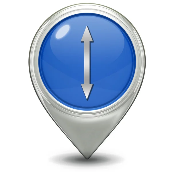 Rerow pointer icon on white background — стоковое фото