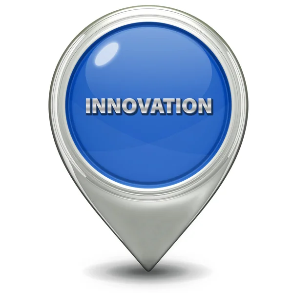 Innovation Zeiger-Symbol auf weißem Hintergrund — Stockfoto