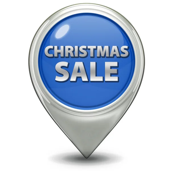 Значок рождественской распродажи на белом фоне — стоковое фото
