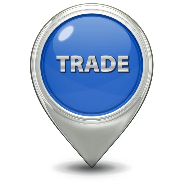 Trade pointer icon on white background — Stock Photo, Image