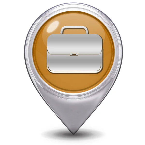 Bag pointer icon on white background — Stock Photo, Image