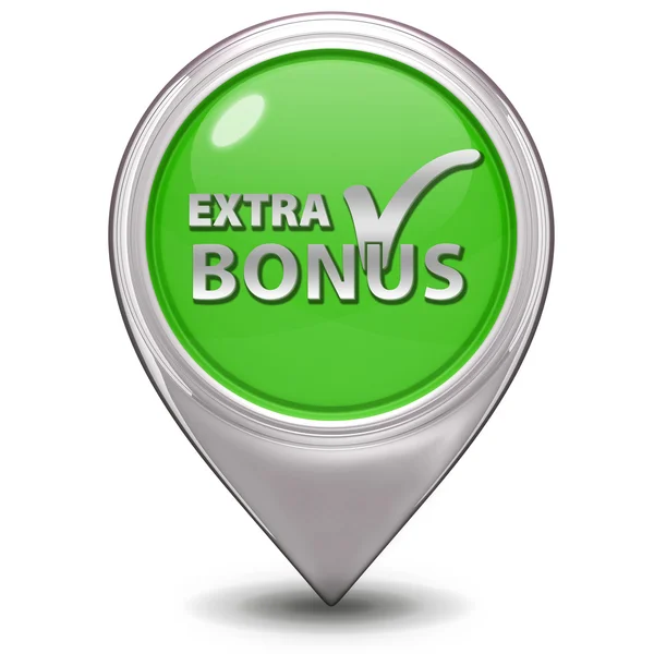 Bonus pointer icon on white background — Stock Photo, Image