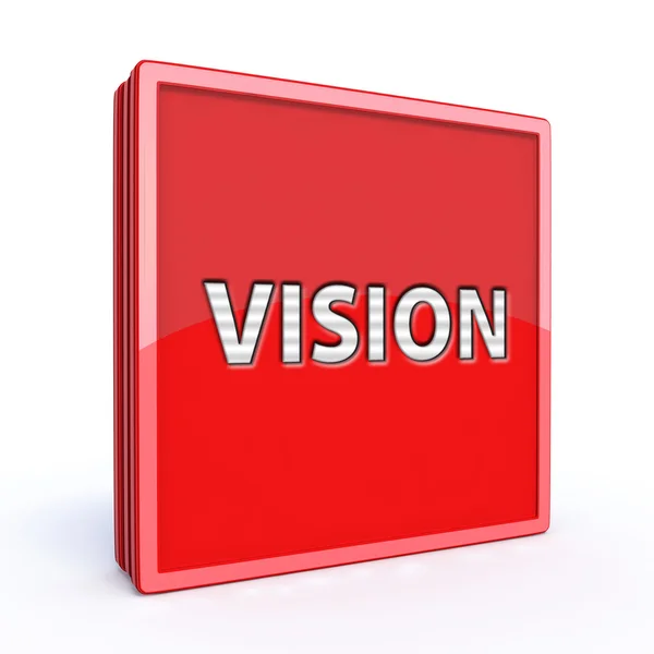 Vision square icon on white background — Stock Photo, Image