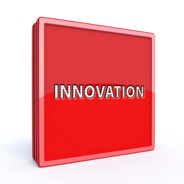 Inovação ícone quadrado no fundo branco — Fotografia de Stock
