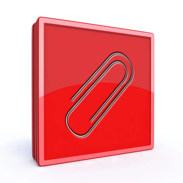 Clip square icon — Stock Photo, Image