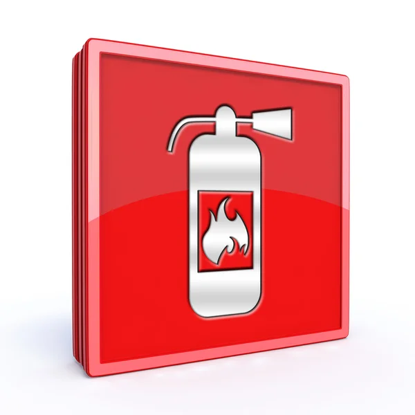 Feuerlöscher-Ikone — Stockfoto