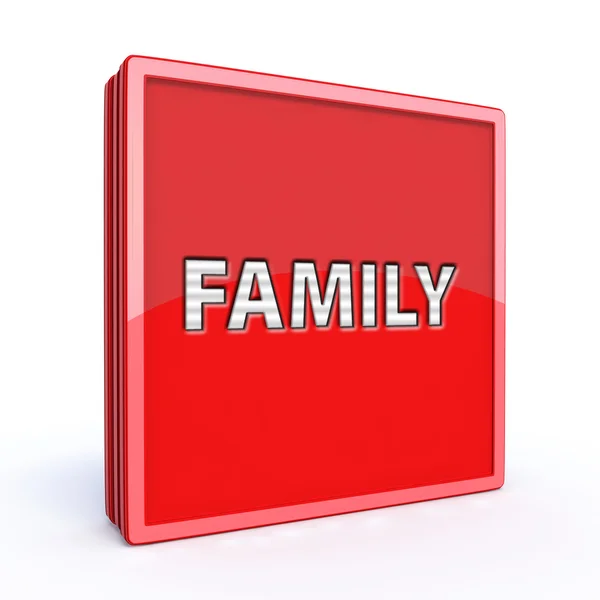 Rodinný čtvercová ikona — Stock fotografie