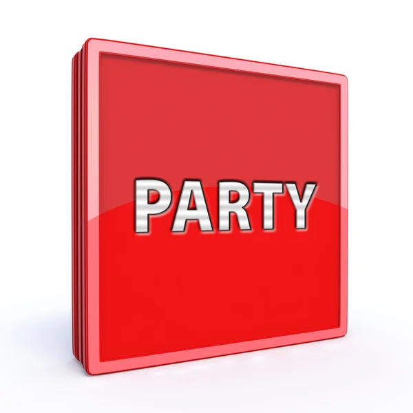 Party square icon — Stock Photo, Image