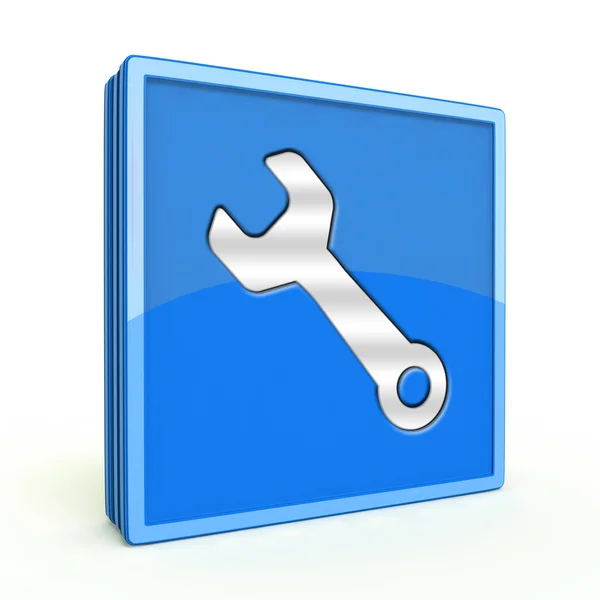 Tools square icon on white background — Stock Photo, Image