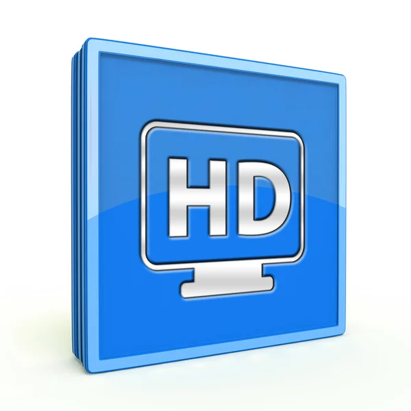 HD square icon on white background — Stock Photo, Image