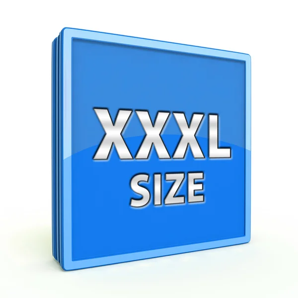 XXXL dimensione quadrata icona su sfondo bianco — Foto Stock