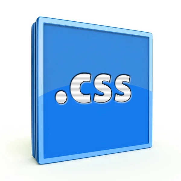 CSS square ikon på vit bakgrund — Stockfoto