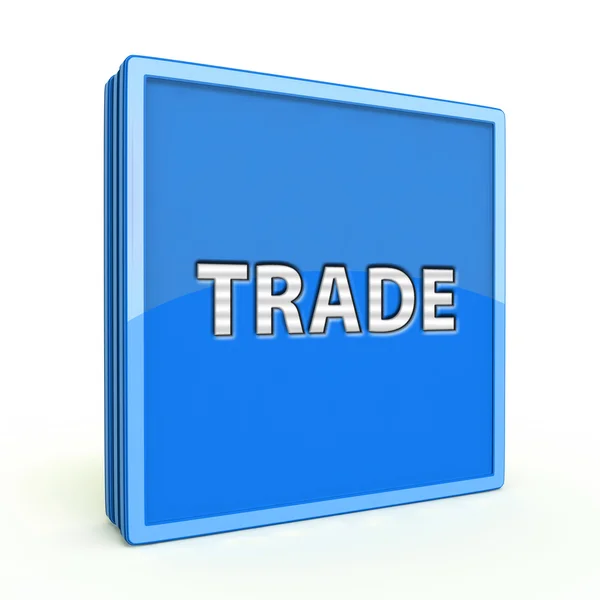 Trade Square Symbol auf weißem Hintergrund — Stockfoto