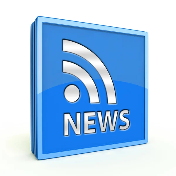 News square icon on white background — Stock Photo, Image