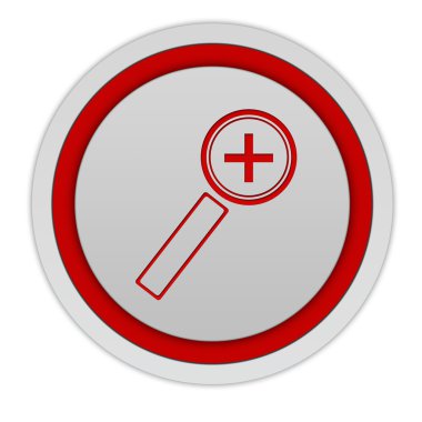 Dairesel kutsal kişilerin resmi içinde beyaz arka plan üzerinde yakınlaştırma