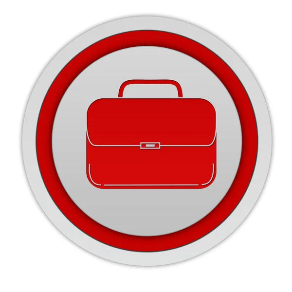 Bag circular icon on white background — Stock Photo, Image