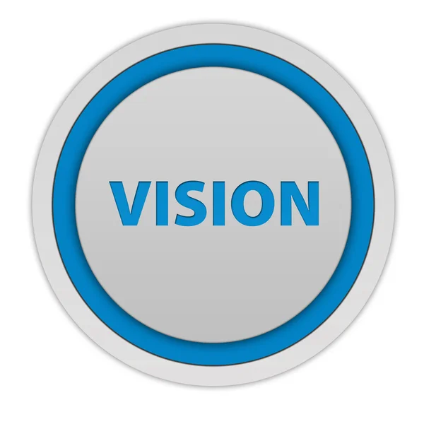 Vision circular icon on white background — Stock Photo, Image