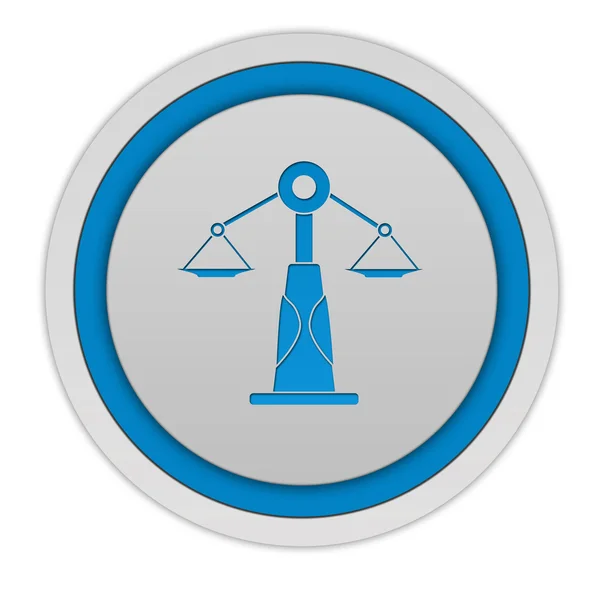 Law circular icon on white background — Stock Photo, Image