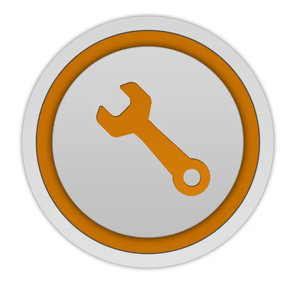 Tools circular icon on white background — Stock Photo, Image