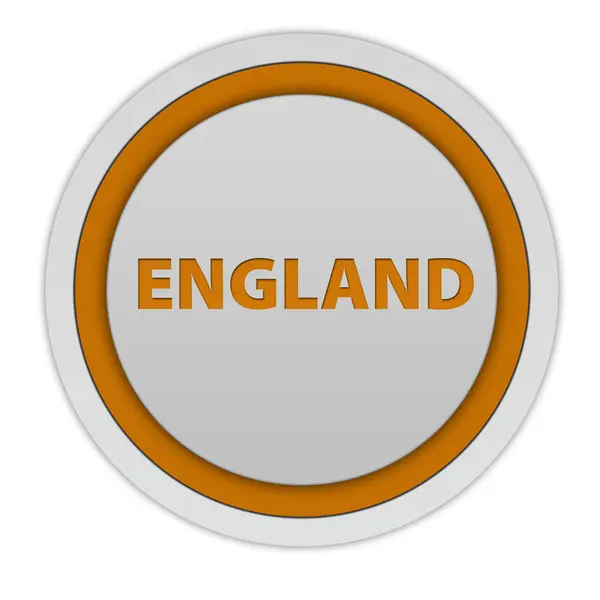 England circular icon on white background — Stock Photo, Image