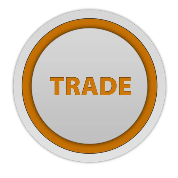 Trade circular icon on white background — Stock Photo, Image