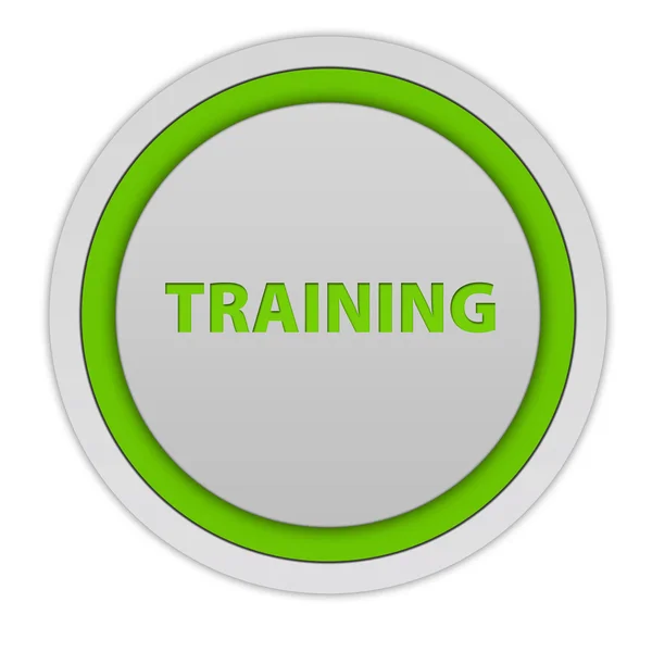Training circular icon on white background — Stock Photo, Image