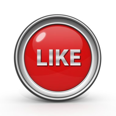 beyaz zemin üzerinde dairesel simgesi gibi