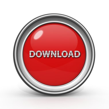 beyaz zemin üzerinde dairesel simge indir